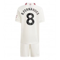 Camisa de time de futebol Manchester United Bruno Fernandes #8 Replicas 3º Equipamento Infantil 2023-24 Manga Curta (+ Calças curtas)